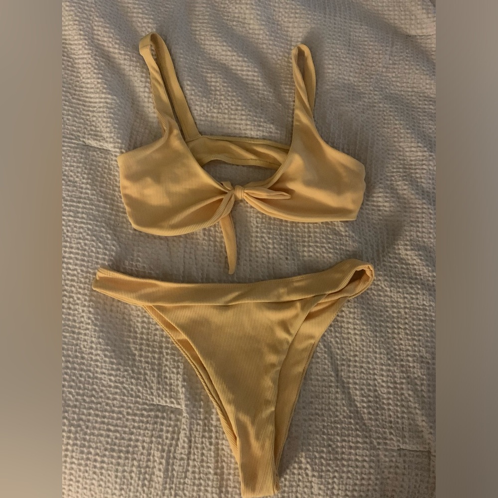 Ash Sunny Ribbed Bikini Set
